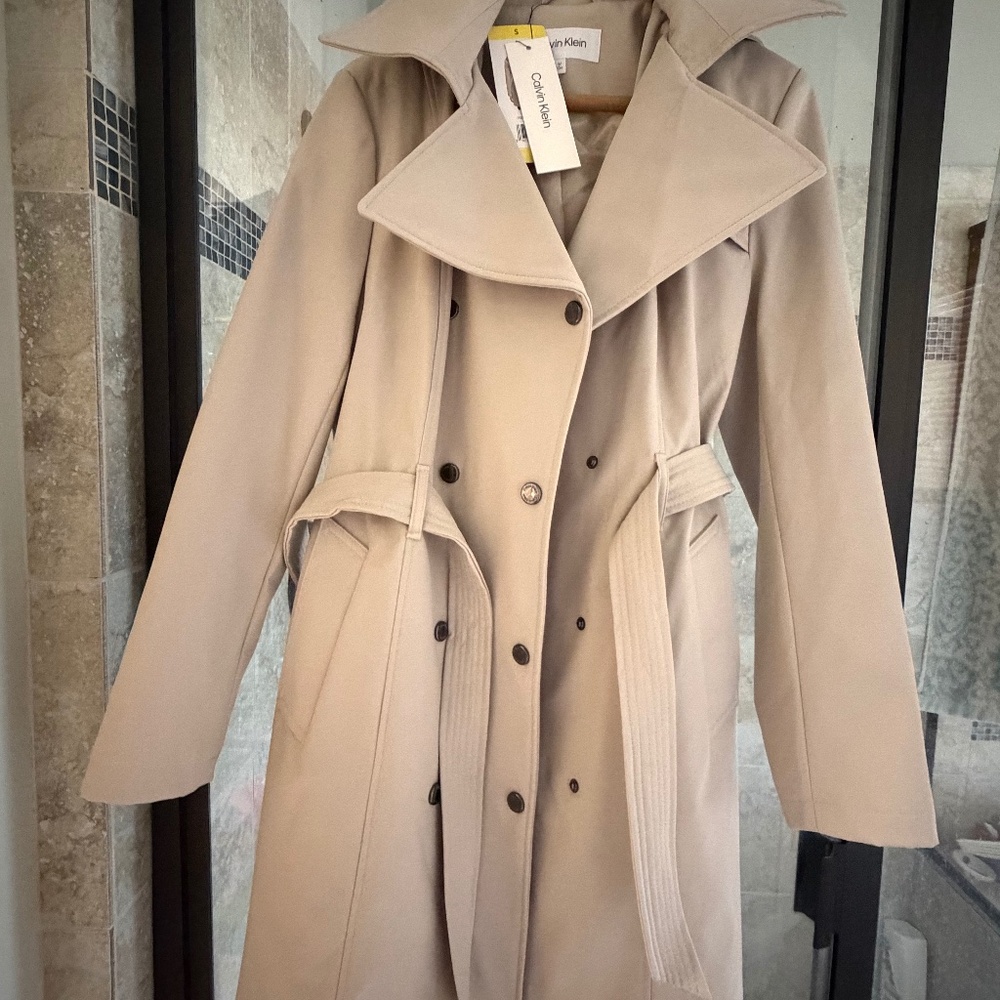 Calvin Klein Trench coat with removable hoodie